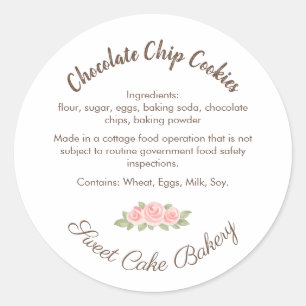 Whisk & Warmth Chocolate Cookie Ingredients Label