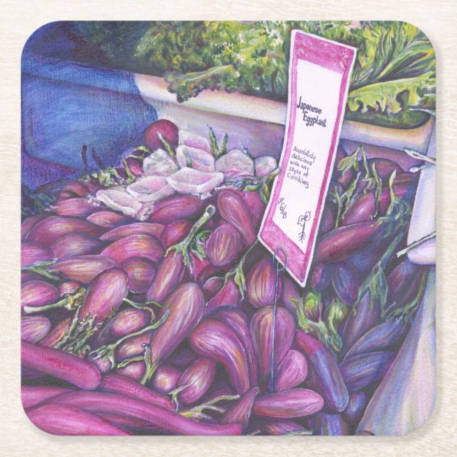 Whisk Well for Whale Soup Square Paper Coaster (Front)