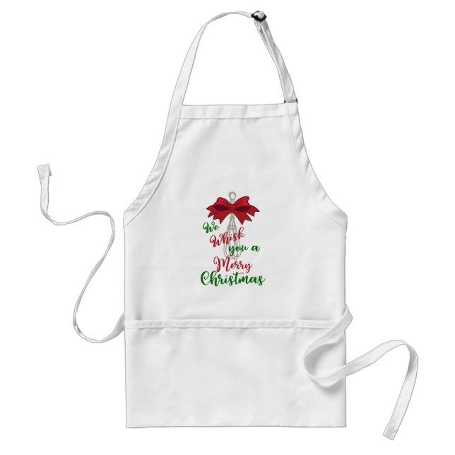 Whisk You a Merry Christmas Standard Apron (Front)