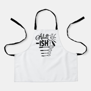 Whisked Elegance - Adult-ISH Kitchen Apron