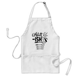 Whisked Elegance - Adult-ISH Kitchen Standard Apron