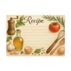 Whisked in Tuscany Recipe Card