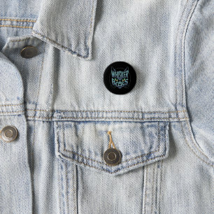 Whisker Boss 3 Cm Round Badge