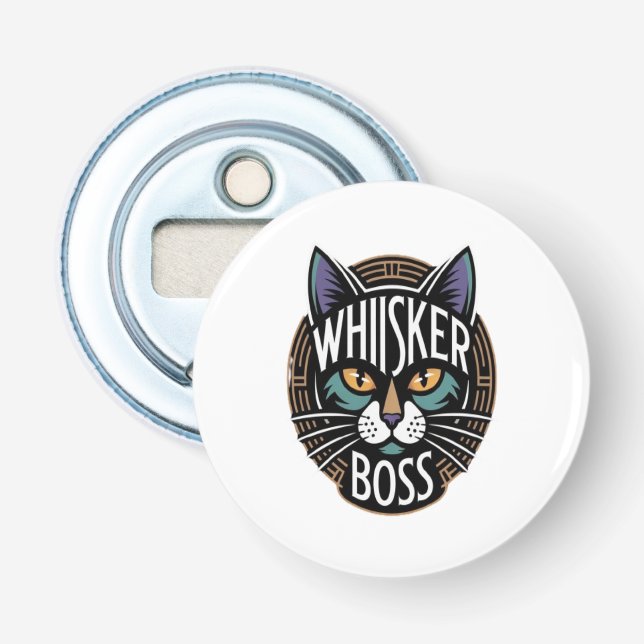 Whisker Boss Bottle Opener (Front)