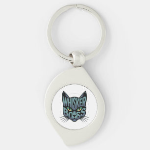 Whisker Boss Key Ring