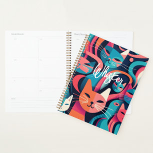 "Whisker Cats" Personalized Planner for Cat Lovers