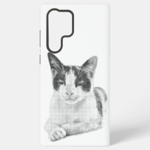 Whisker Halftone Samsung Galaxy Case