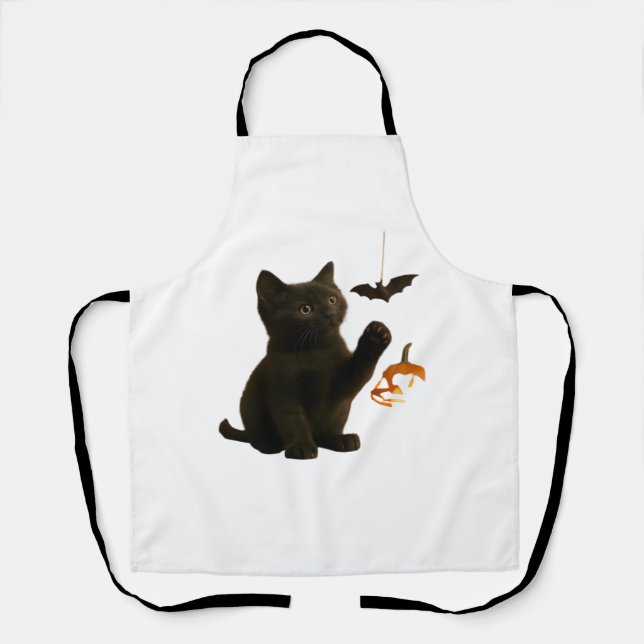 Whisker Hex & Lantern Glow Classic T-Shirt Apron (Front)