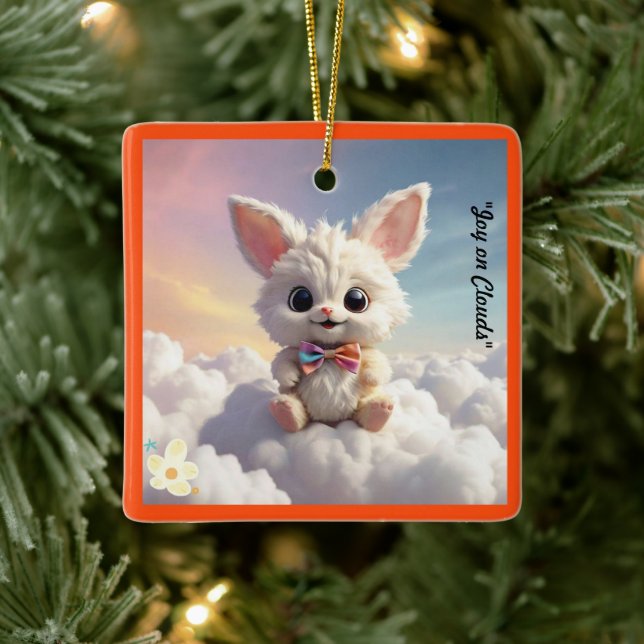 "Whisker Wander" Ceramic Ornament (Tree)