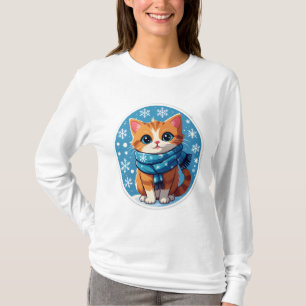 Whisker Wonderland – Cute Winter Cat Shirt