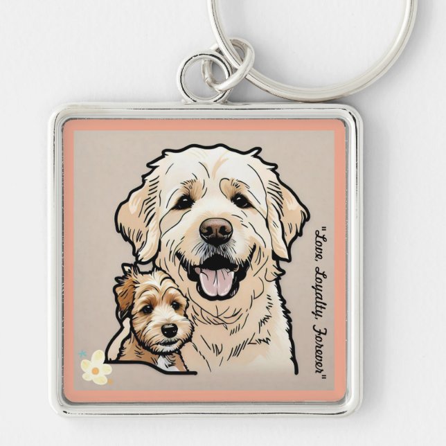 "Whisker Wonders" Key Ring (Front)