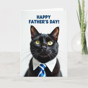 Whiskered Dad Happy Day Card