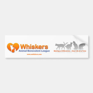 Whiskers bumper sticker