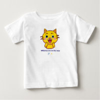 Whiskers Know the Way–Cute Cat Quote Gift for Kids