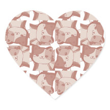 Whisker's Whimsy: Soft Pink Calico Kitten Pattern