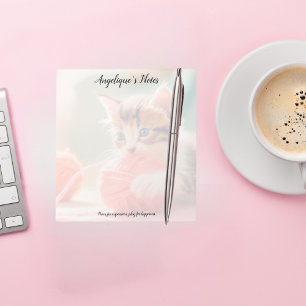 Whiskers & Words Custom Notepad