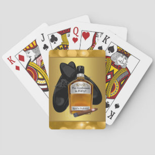Whiskey and Cigar Poker Card Game Playing Cards