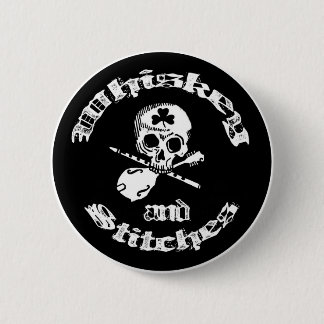 Whiskey and Stitches logo button