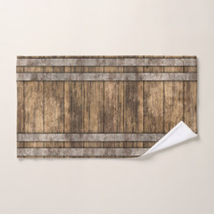 Whiskey Barrel Hand Towel