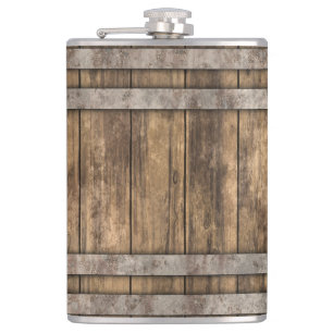 Whiskey Barrel Hip Flask