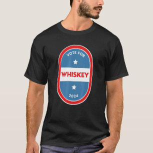 Whiskey Bartender Political Election Parody 2024 T-Shirt