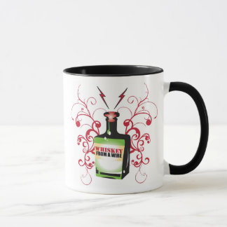 Whiskey Bottle Logo Mug