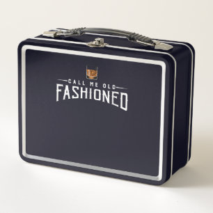 Whiskey Calls Me Old Fashioned Metal Lunch Box