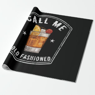 Whiskey Calls Me Old Fashioned Wrapping Paper