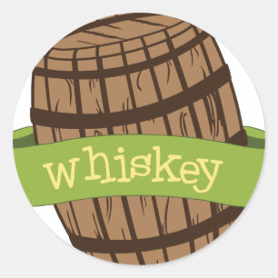 Whiskey Classic Round Sticker