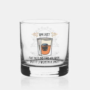 "Whiskey" Custom Monogram Whiskey Glass