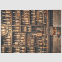 Whiskey Decoupage Paper – Rustic Bar Elegance 
