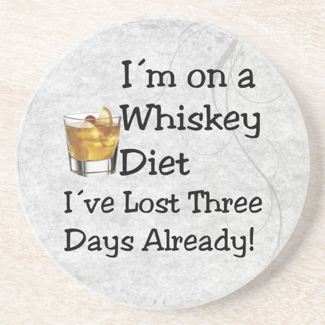 Whiskey Diet Coaster (Front)