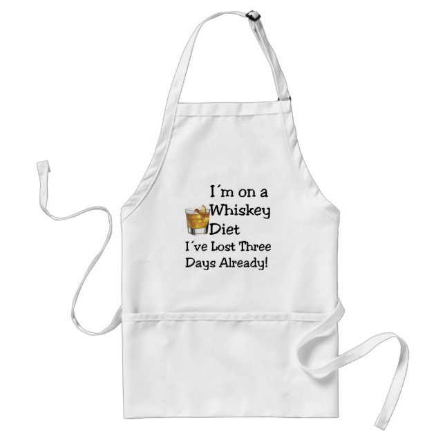 Whiskey Diet Standard Apron (Front)