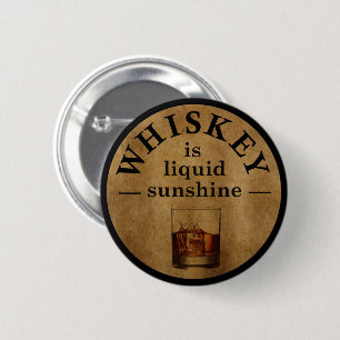 whiskey funny quotes vintage 6 cm round badge