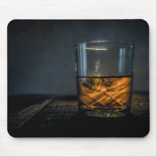 Whiskey Glass Mouse Pad
