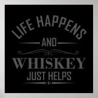Whiskey helps funny drinking alcohol sayings