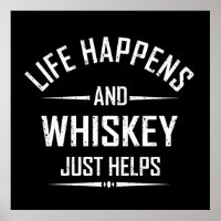 Whiskey helps funny quotes drink alcohol sayings