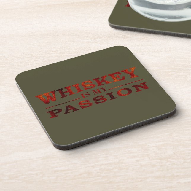 whiskey is my passion coaster (Left Side)