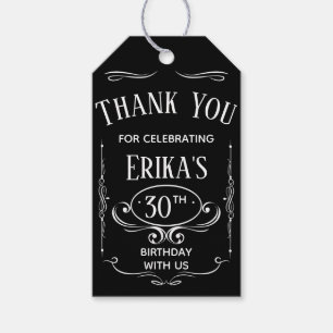 Whiskey Label Thank You