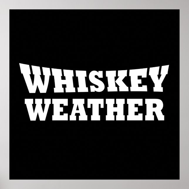 whiskey lover funny quotes poster (Front)