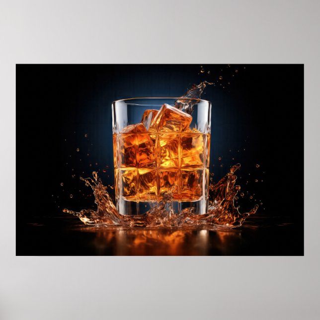 Whiskey On The Rocks Poster (Front)