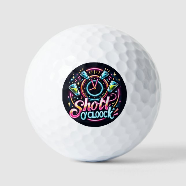 Whiskey Par Golf Balls (Front)