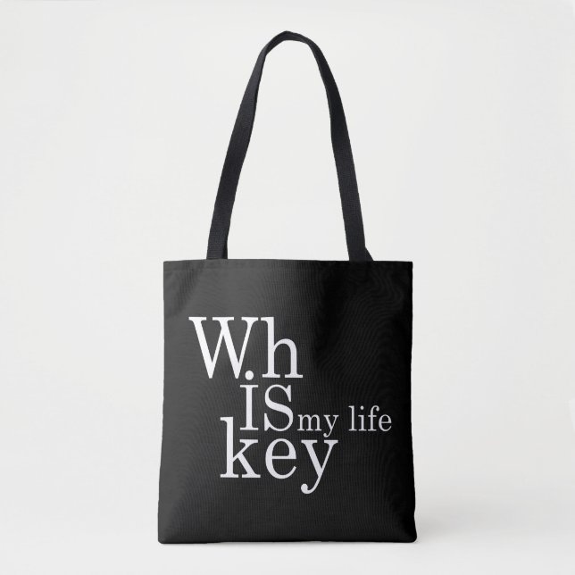 Whiskey quotes funny alcohol sayings gifts tote bag (Front)