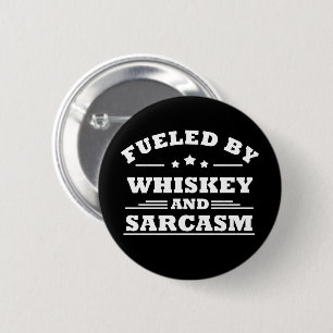 Whiskey quotes funny drinking alcohol sayings 6 cm round badge