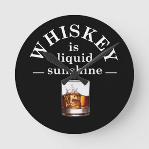 Whiskey quotes funny drinking sayings round clock