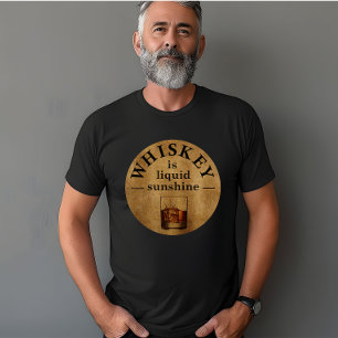 Whiskey quotes funny drinking sayings T-Shirt