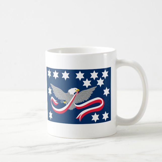 Whiskey Rebellion Flag T-Shirts Coffee Mug (Right)