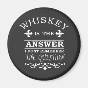 whiskey slogan magnet