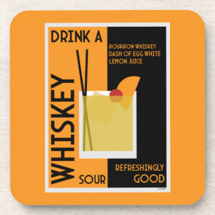 Whiskey Sour Cocktail   Coaster