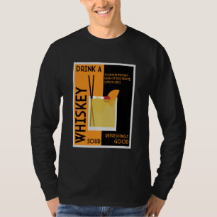 Whiskey Sour Cocktail  T-Shirt